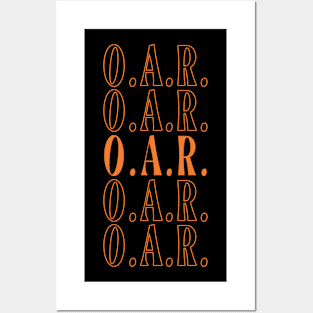 Graphic Lovely O.A.R Name Flowers Retro Classic Styles Posters and Art